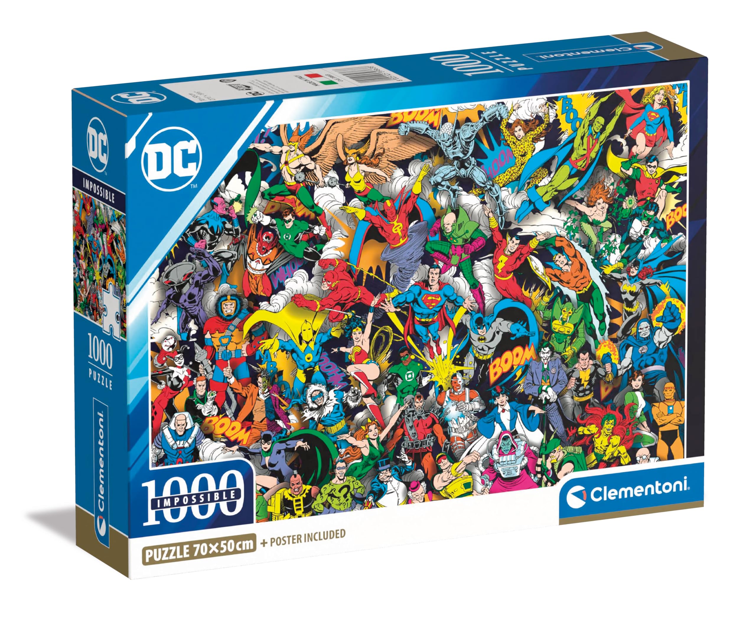 Clementoni 1000 el. Compact Dc Comics Justice League [PUZZLE]