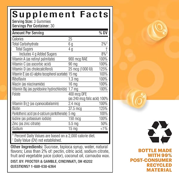 VOOST, WOMEN’S MULTIVITAMIN GUMMIES, SUPPLEMENT WITH VITAMIN A, B, C, D & FOLIC ACID TO SUPPORT WOMEN’S DAILY HEALTH*, WOMEN’S CHEWABLE VITAMIN, TROPICAL FRUIT FLAVORED, 30 DAY SUPPLY – 90 COUNT