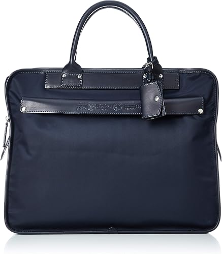 Amazon Co Jp フェリージ ビジネスバッグ 8637 2 Ds ブリーフケース ナイロン レザー B4サイズ対応 Pc収納可能 ネイビー ネイビー 並行輸入品 シューズ バッグ