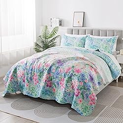 HoneiLife Quilt Set - King Size Floral