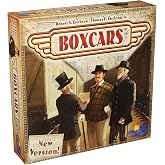 Rio Grande Games Boxcars Board Game, 2-6 Player Family Strategy Game | Trains &amp; Rail Logistics Gameplay, 90 Minute Playtime, High Replayability, Ideal for Adults &amp; Kids Ages 10+