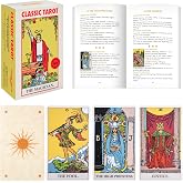 Wyspell Classic Tarot Cards for Beginners - Traditional Tarot Deck (Light) | Tarot Cards with Guidebook - Upright &amp; Reversed Meanings - Beginner Friendly 78-Card Tarot Deck - Timeless Symbolism