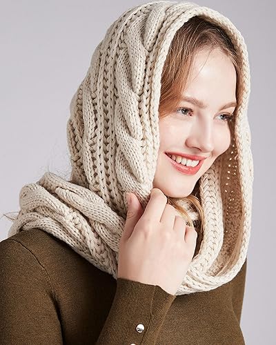 NEOSAN Womens Thick Ribbed Knit Winter Infinity Circle Loop Scarf