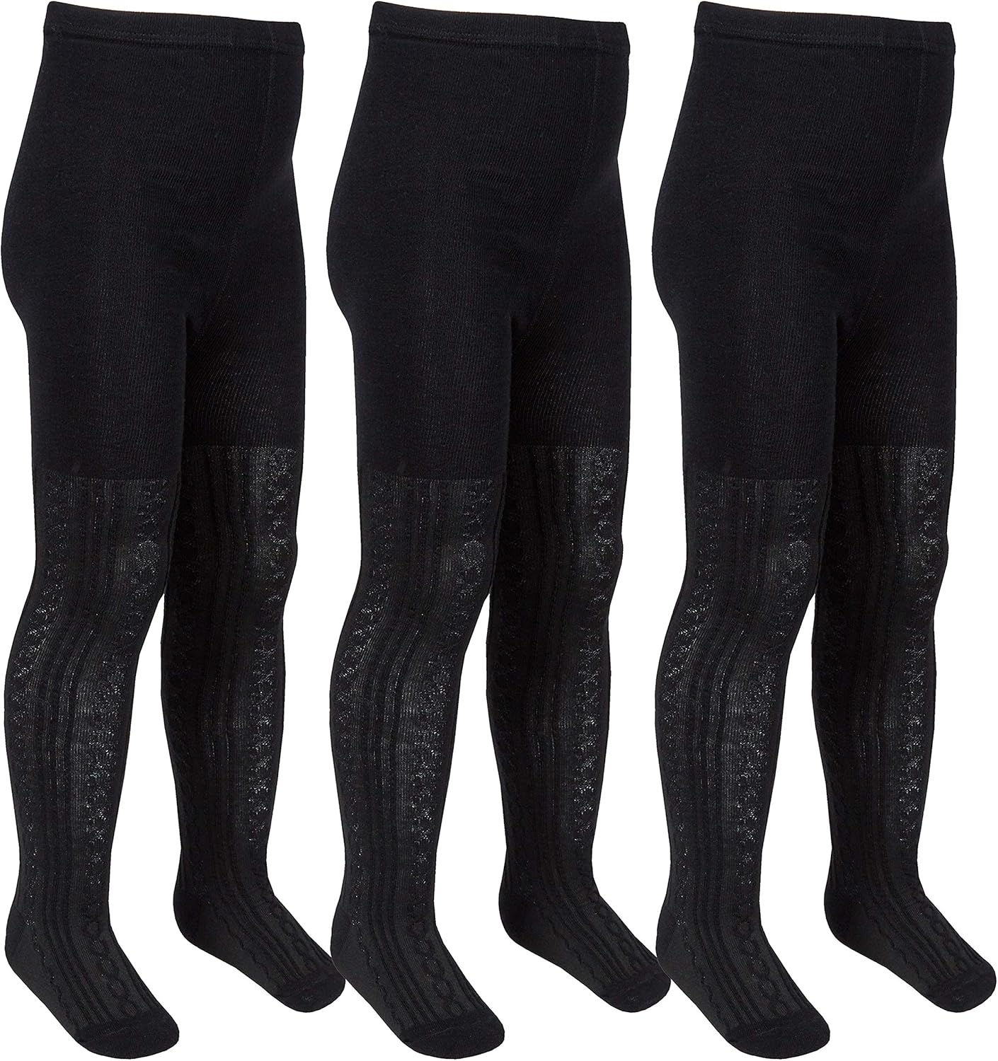 Mädchen Strumpfhose Zopfstrick - Baumwolle Für Kindergarten & Schule