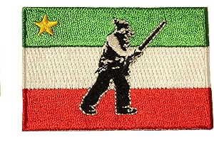 FRENCH PATRIOTE Flag Embroidered Iron On PATCH CREST BADGE .Size : 1.5" x 2.5" Inch New