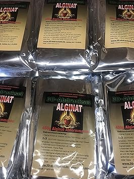 3D-Abdruckset Alginat Körperabformung 1800Gramm Abformmasse Dental Babybauch oder Intimabdruck,Schnellabformmasse (14,94€/Kg)