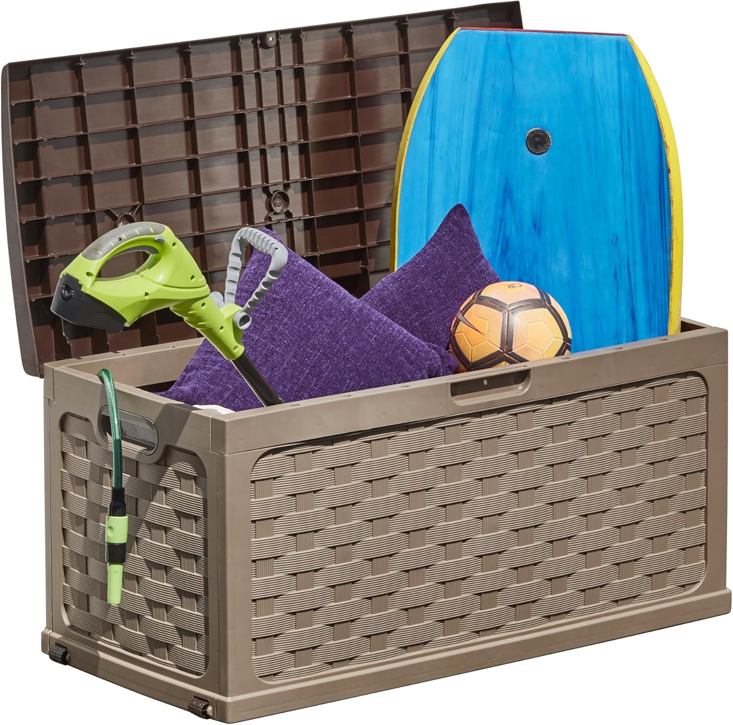 Garden Gear Plastic Garden Storage Box Chest Container, Weatherproof