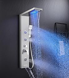 TSIBOMU 5 in 1 Shower Panel Tower System with LED