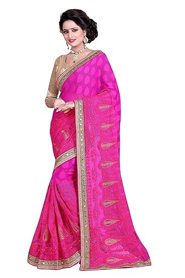 Winza Designer net with Blouse Piece Saree