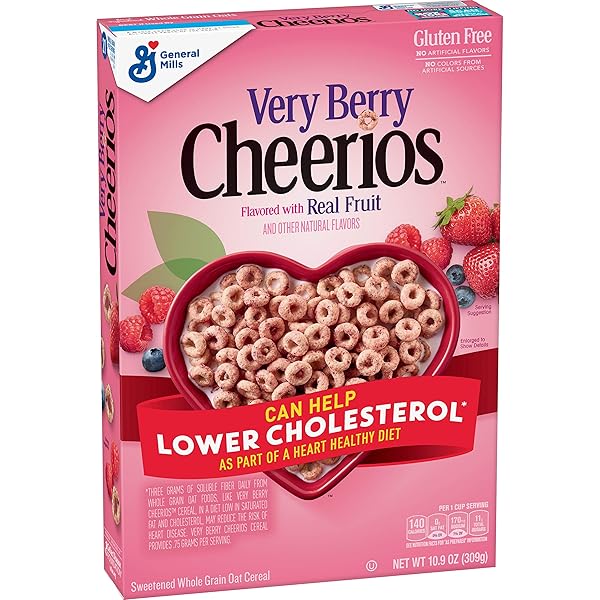 VERY BERRY CHEERIOS, HEART HEALTHY GLUTEN FREE BREAKFAST...