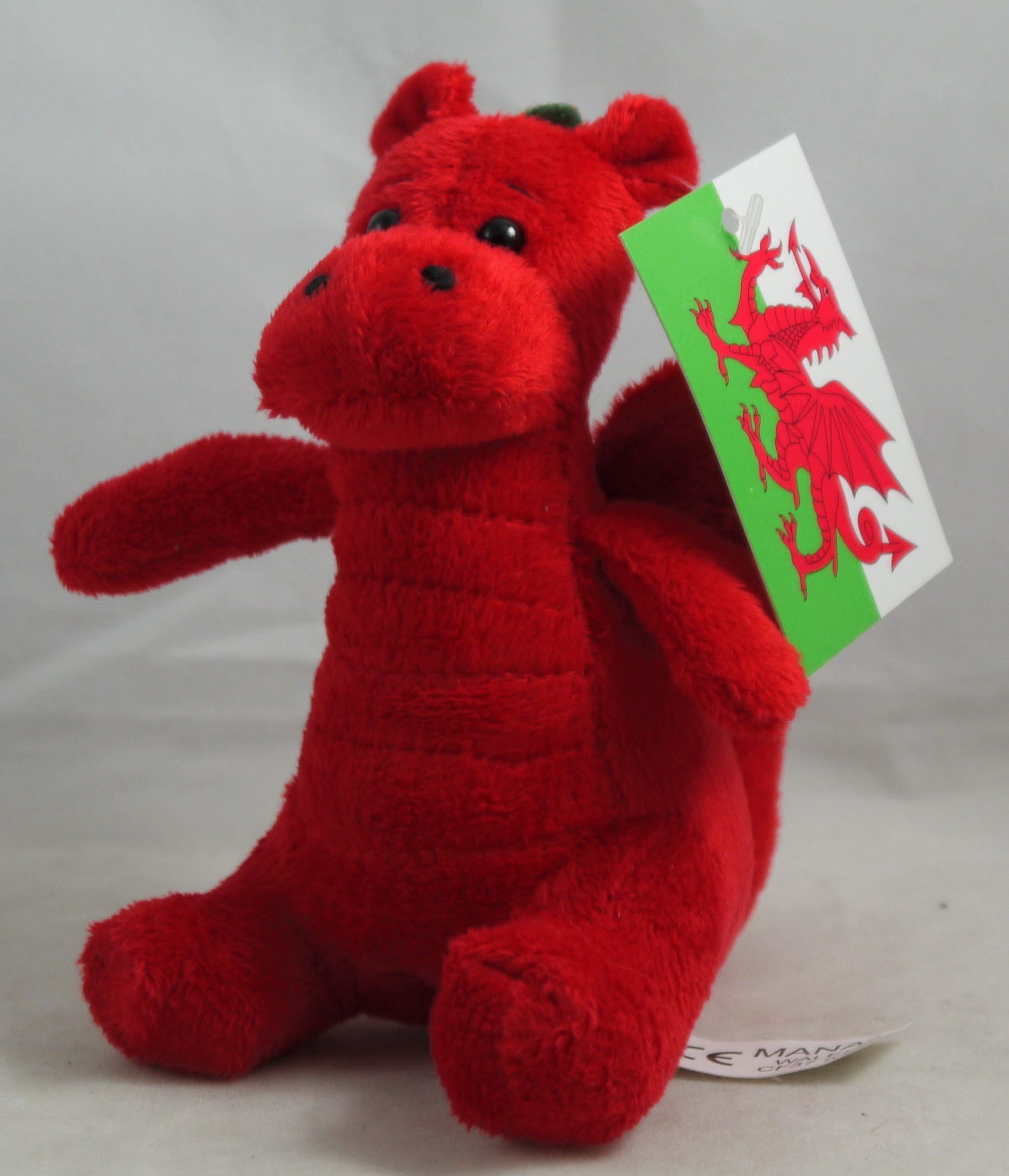 Mini Plush Welsh Dragon Souvenir Soft Toy 14cm