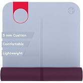 Manduka Begin Yoga Mat 68" - 5mm Cushioning | Comfortable, Lightweight &amp; Reversible with Alignment Stripe | Budget-Friendly | 68 x 24 inches