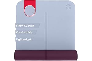 Manduka Begin Yoga Mat 68" - 5mm Cushioning | Comfortable, Lightweight & Reversible with Alignment Stripe | Budget-Friendly | 68 x 24 inches