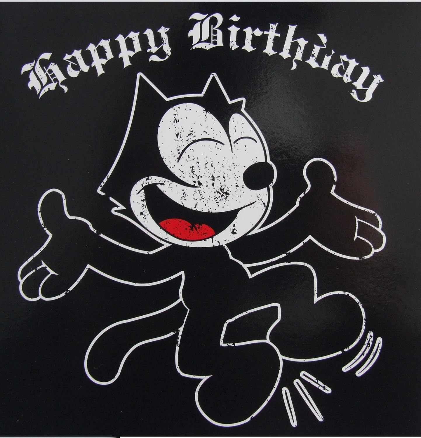 Felix Le Chat Carte De Vœux D Anniversaire Happy Birthday Officiel Amazon Fr Fournitures De Bureau