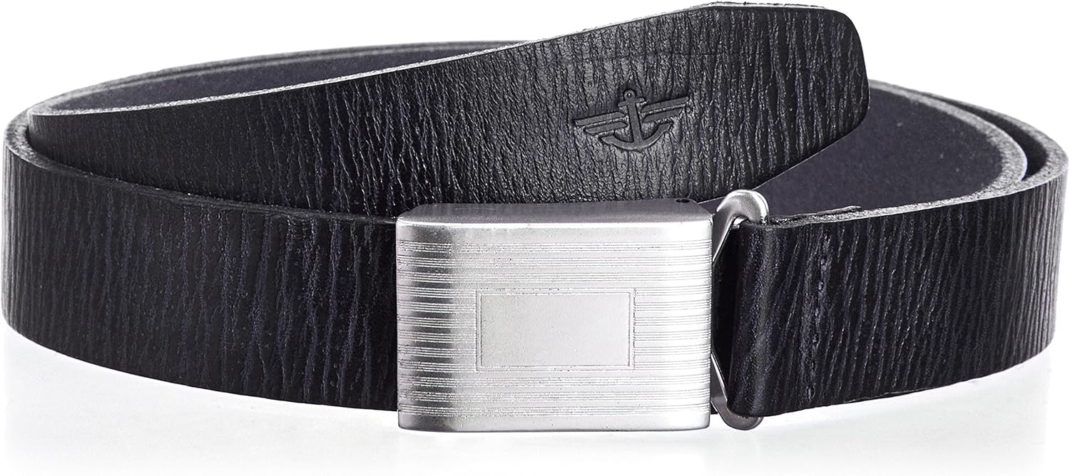 Dockers Men's Plaque Belt, Black, W38 Amazon.co.uk Clothing