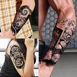 COKTAK 68 Sheets Large Half Arm Sleeve Temporary