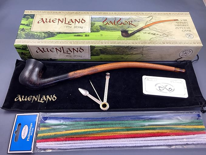 VAUEN Auenland The Shire Balbor Pfeife Glatt Braun MeyTrade Set Neuheit 2017