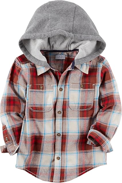 red zip up hoodie boys