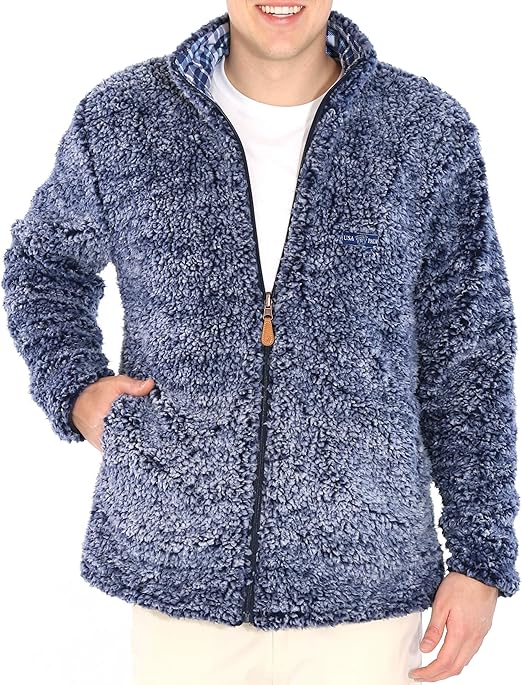 reversible sherpa pullover