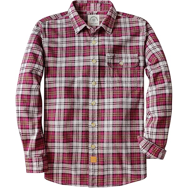 Camisas De Franela Para Hombre Camisa De Manga Larga Para Hombre Feather Series Con Cuello Casual Disponible En Varios Colores (Purple, L) | Bodega Aurrera En Línea