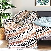 Lqprom Boho Southwest Throw Blankets Aztec Southwest Throws Cover Outdoor Camping Picnic Tent Beach Travel 51"x63"