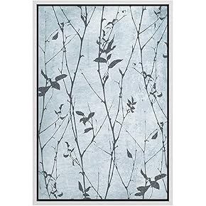 SIGNWIN Framed Canvas Wall Art Birds on Tree...