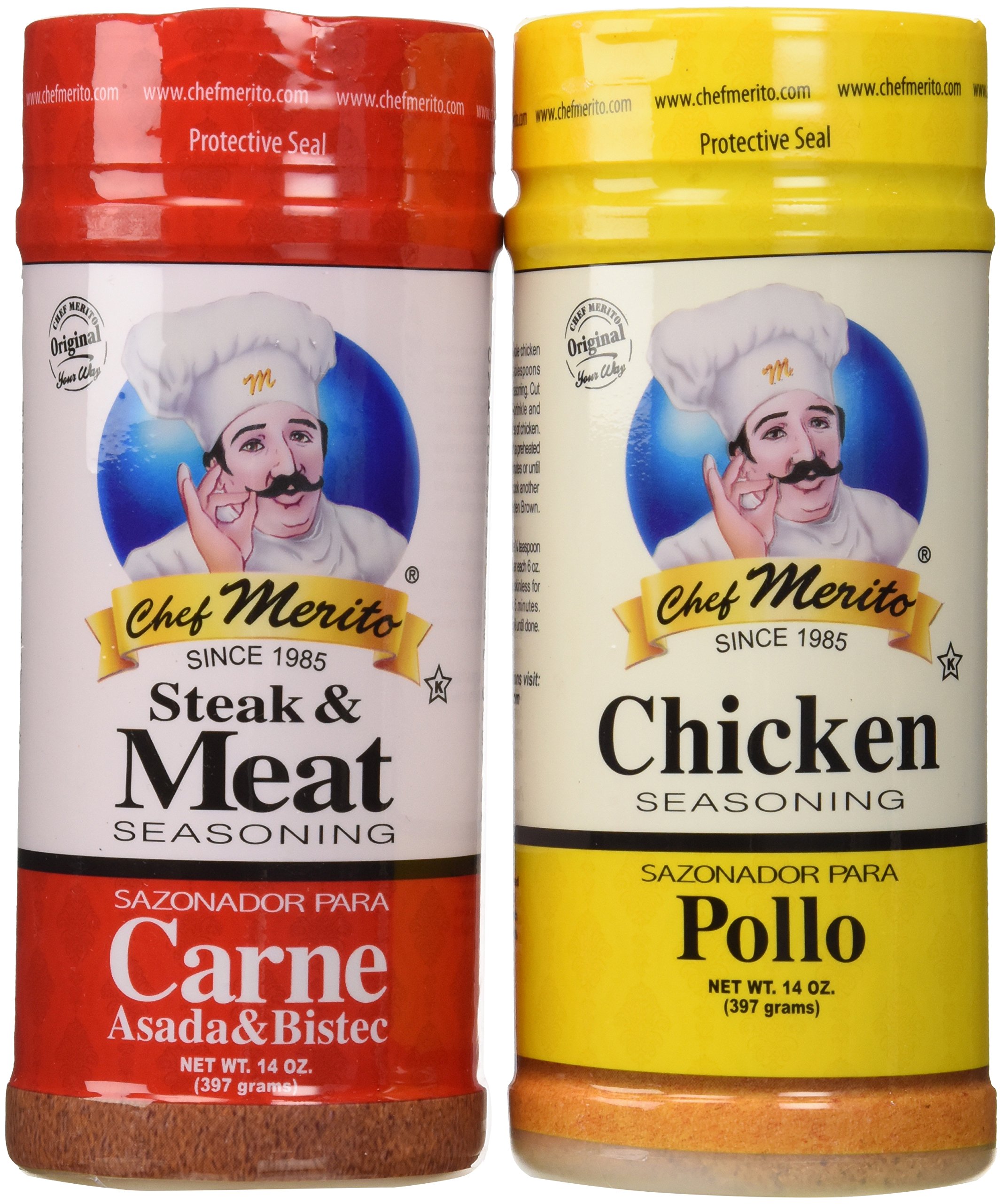 Chef Merito Carne Asada Beef and Chicken Seasoning