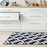 Nautica – Runner Rug | Indoor Runners for Hallways and Entry Rugs| Non-Slip and Non-Skid Entry and Kitchen Door Mat| Machine Washable Entryway Carpet Rugs |26” x 45” | Chain Navy