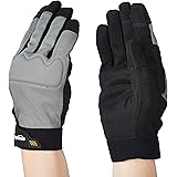 Amazon Basics Enhanced Flex Grip Work Gloves - Gray, XXL