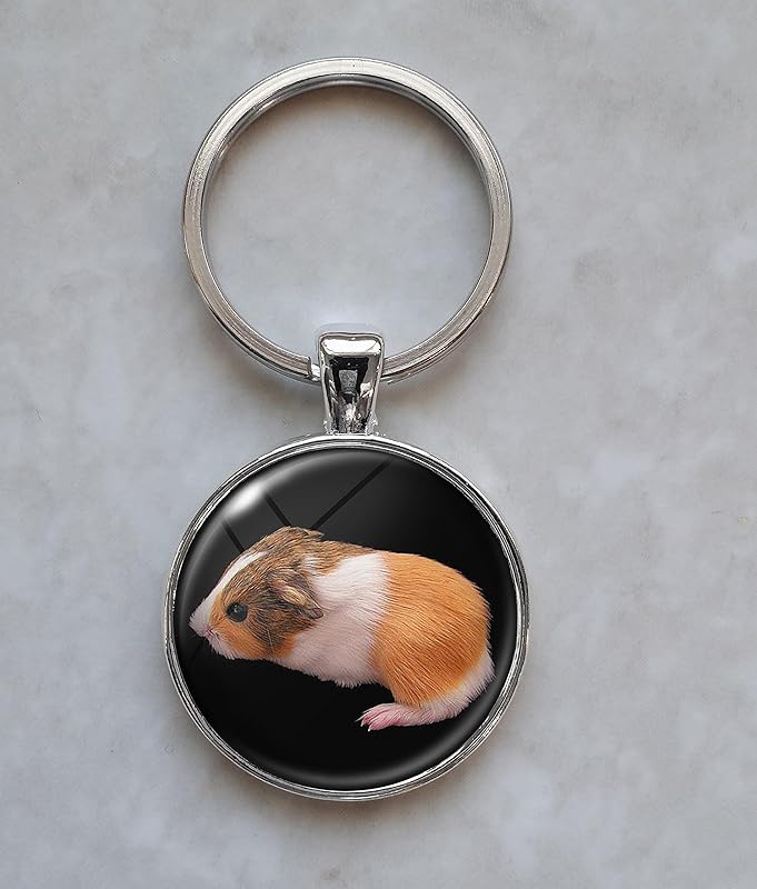 Guinea Pig Keychain Handmade