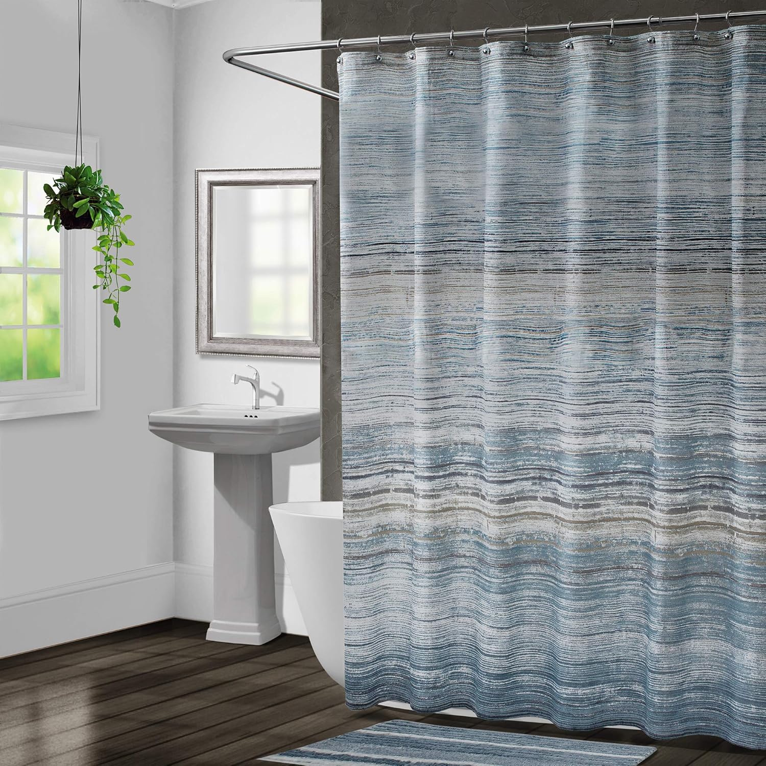 Amazon Com Croscill Nomad Shower Curtain Mineral Home Kitchen