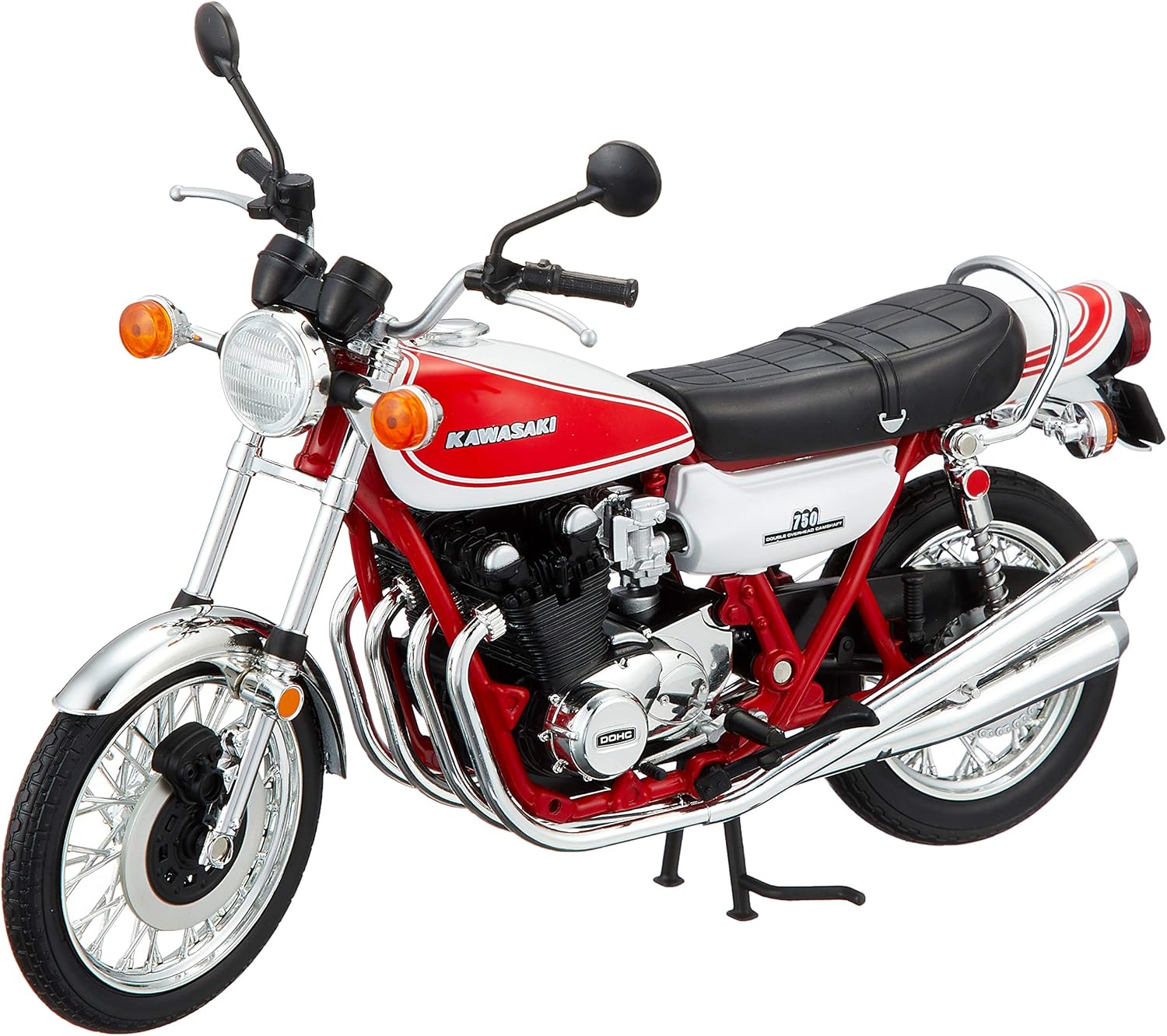 Amazon スカイネット 1 12 完成品バイク カワサキ 750rs Z2 赤白カラー ミニカー ダイキャストカー ホビー