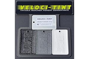 Veloci-Tint 100+ Colors Available Raptor Liner Tintable Bedliner Pigment Concentrate 2oz Pouch (Medium Basalt Gray)
