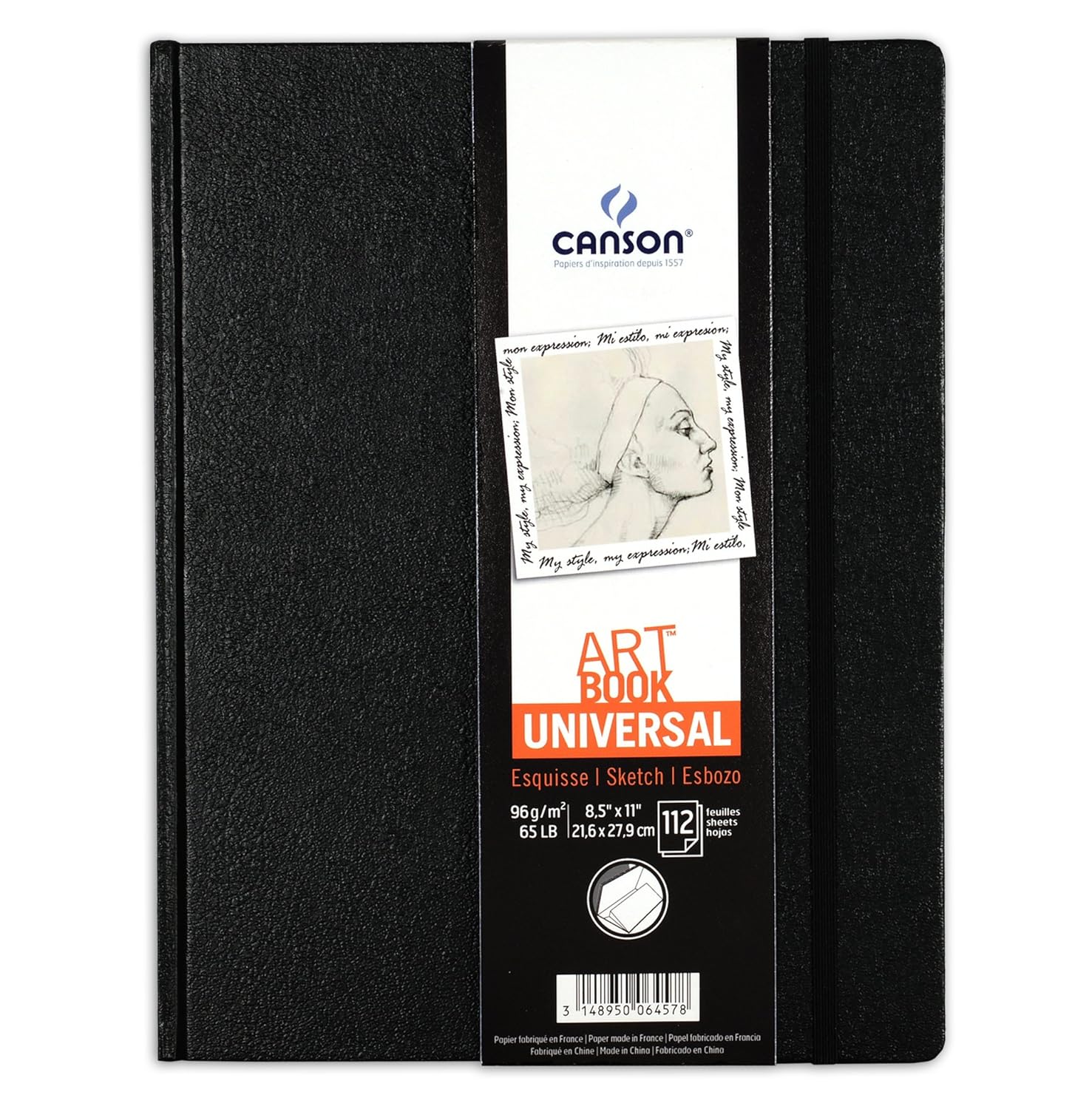 Canson Art Book Universal Cuaderno de dibujo, 21.6 x 27.9 cm, color