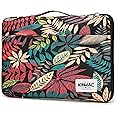 Kinmac 360° Protective Water Resistant Laptop Case Bag Sleeve with Handle for Surface Pro,MacBook Pro 13",MacBook 12",New MacBook Air 13" Retina,iPad pro 12.9",12 inch-13.3 inch Laptop (Black Maple)