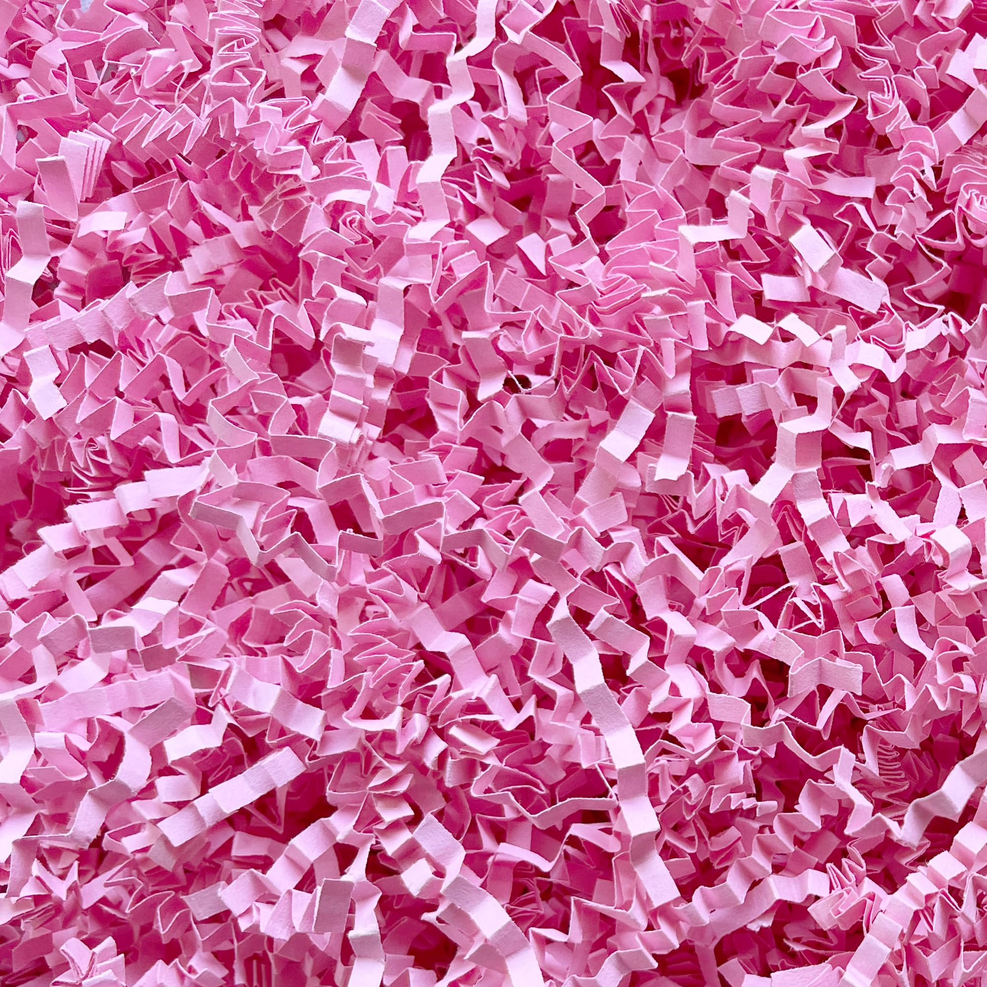 Photo 1 of 2 LB Pink Crinkle Paper Filler for Gift Baskets Bridesmaid Proposal Box Stuffers