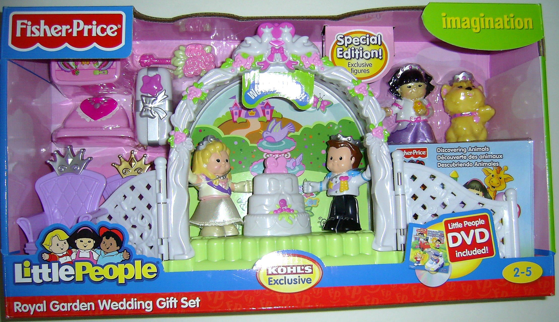 Fisher Price Little People Royal Garden Wedding Gift Set Bonus