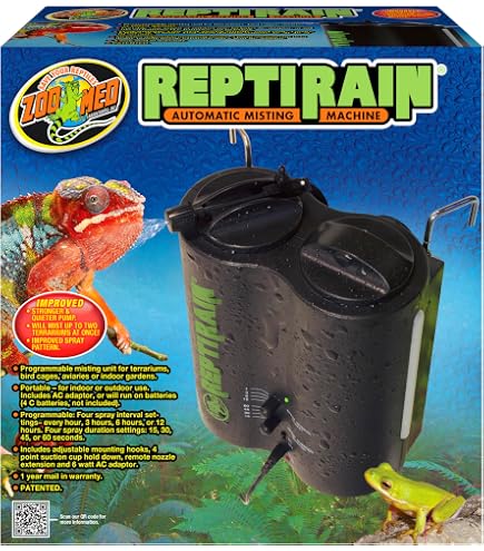 Reptielen Bevochtiger – Automatische Vernevelaar Met Timer – 2200 MAh – USB – 360° Verstelbare Sproeiers – Geschikt Voor Terraria En Planten