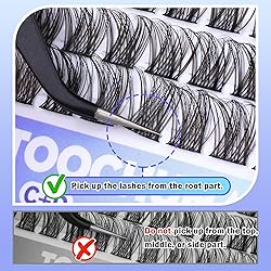 Lash Clusters CC+D Mix Curl Wispy Cluster Eyelash