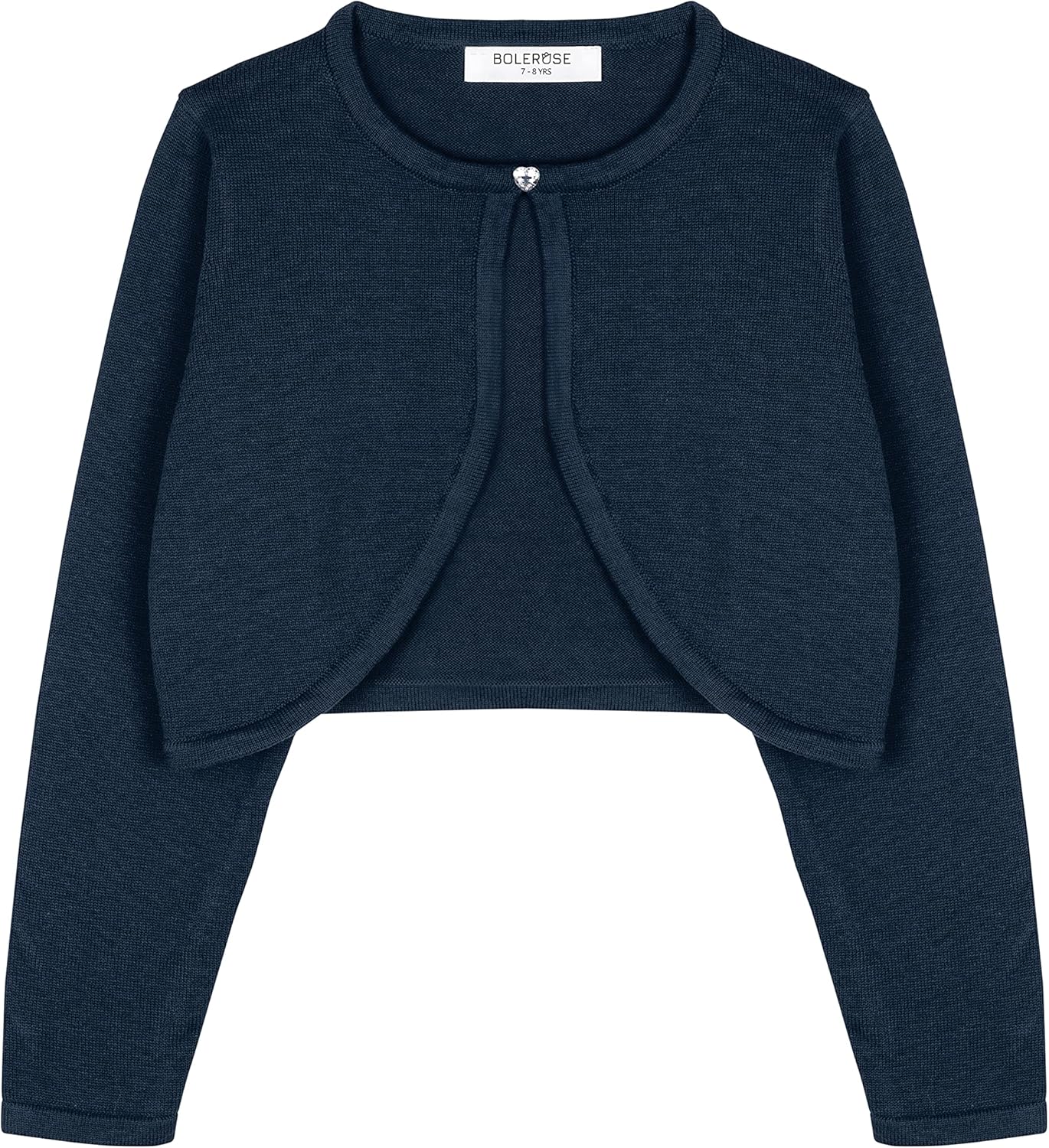 Bolerose Girls Long Sleeve Cardigan Childrens Kids Bolero Shrug: Clothing