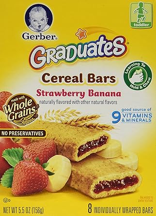 gerber cereal bars