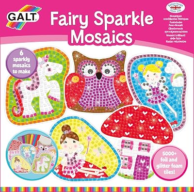 Galt Fairy Sparkle Mosaics Kids Craft Kit Glitter Tiles 5000+
