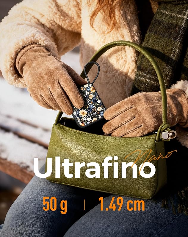 Calentador de Manos Recargable 2 Unidades, Eléctrico USB Calienta Manos Reutilizables 4000mAh, 3 Niveles hasta 52°C, Regalos Originales para Mujer, Ideal para Navidad, Viajar y Aire Libre