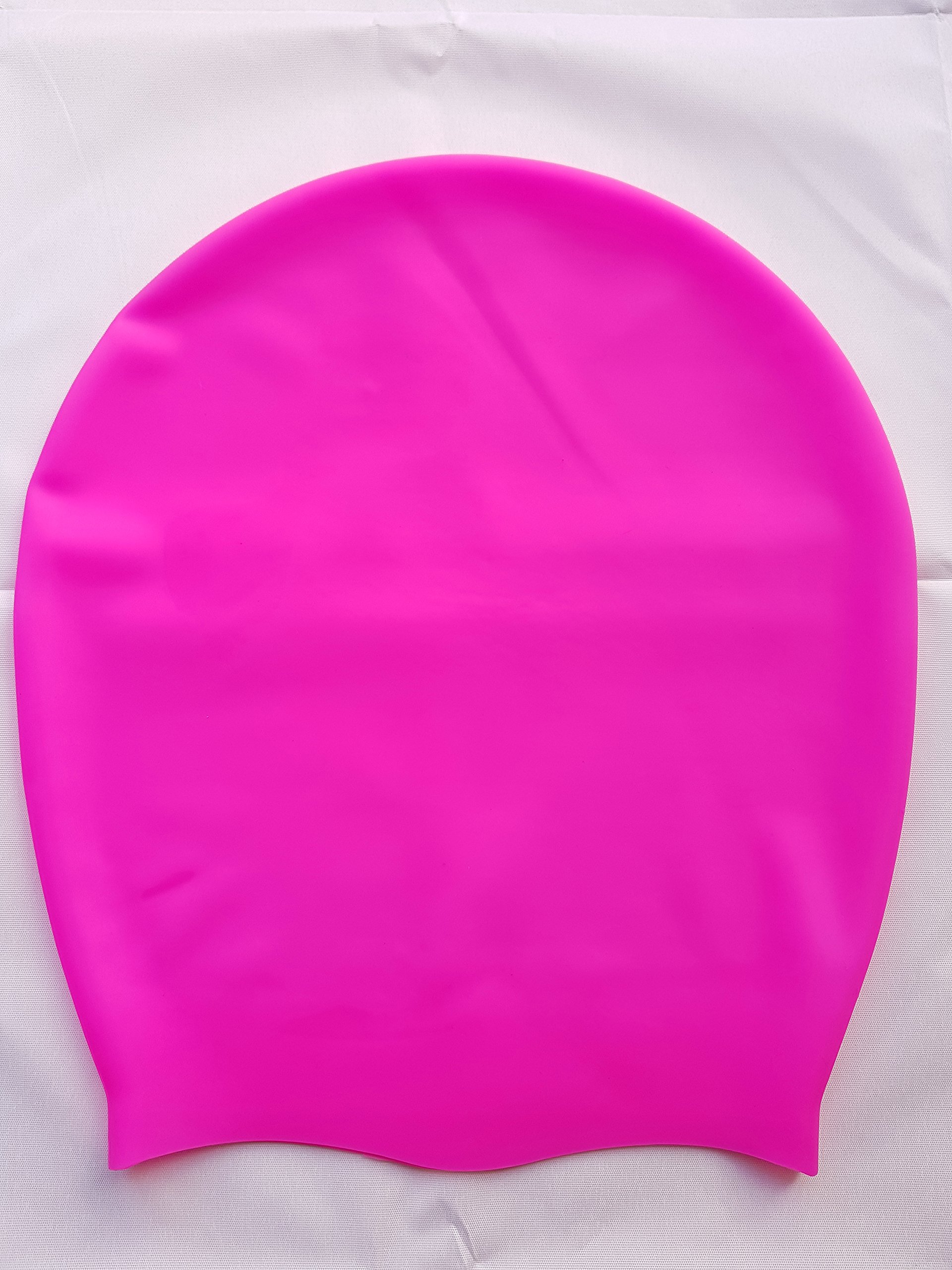 DreadLab - Large Swim Caps (Multiple Colours) Dreadlocks/Braids/Weaves/Extensions โฆ (Shocking Pink (No Logo), Extra Large) โ image 1