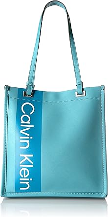 calvin klein blue tote bag