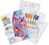 Crayola Color Wonder Barbie Mess-Free Colouring Book 18 Pages 5 Markers view 2
