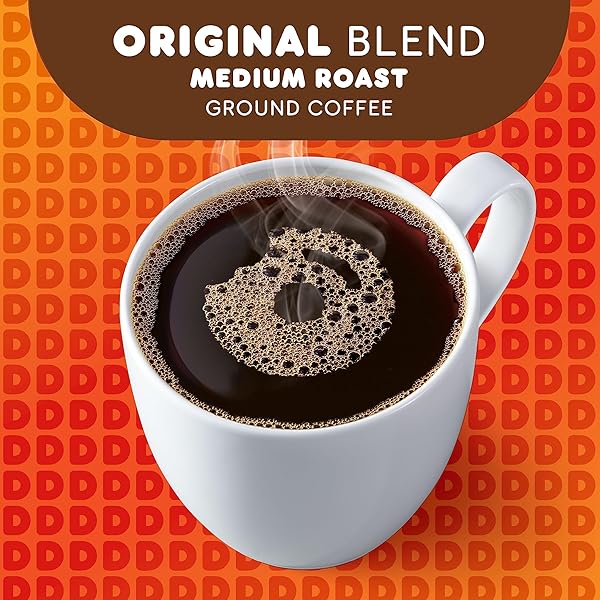 DUNKIN’ ORIGINAL BLEND MEDIUM ROAST COFFEE, 10 KEURIG K-CUP PODS