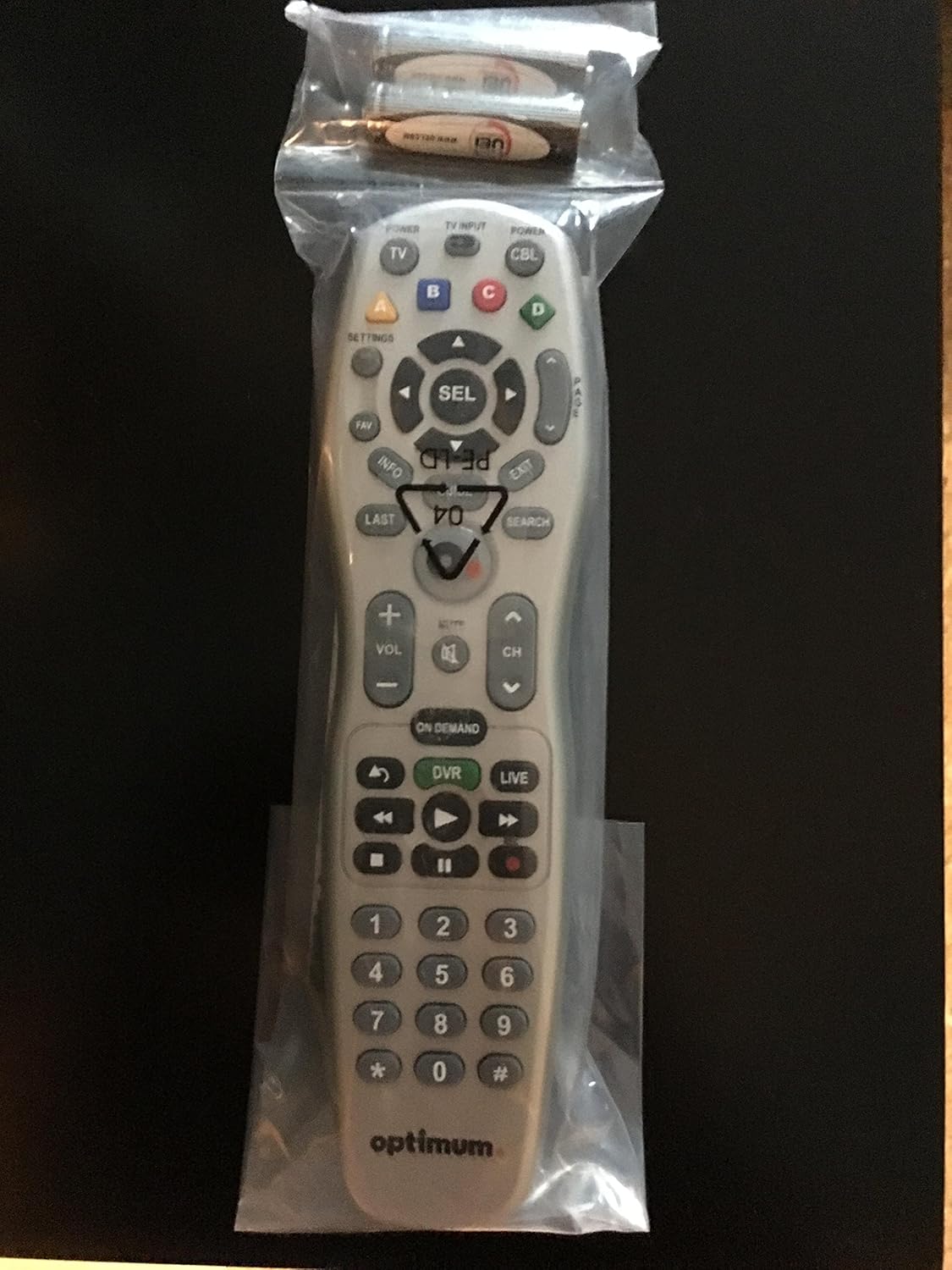 Cablevision UR2CBLCV04 Universal Remote Control Home