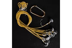 Lifetime Decoys 4ft 6oz PVC Coated Steel Cable Texas Rig Decoy Anchors