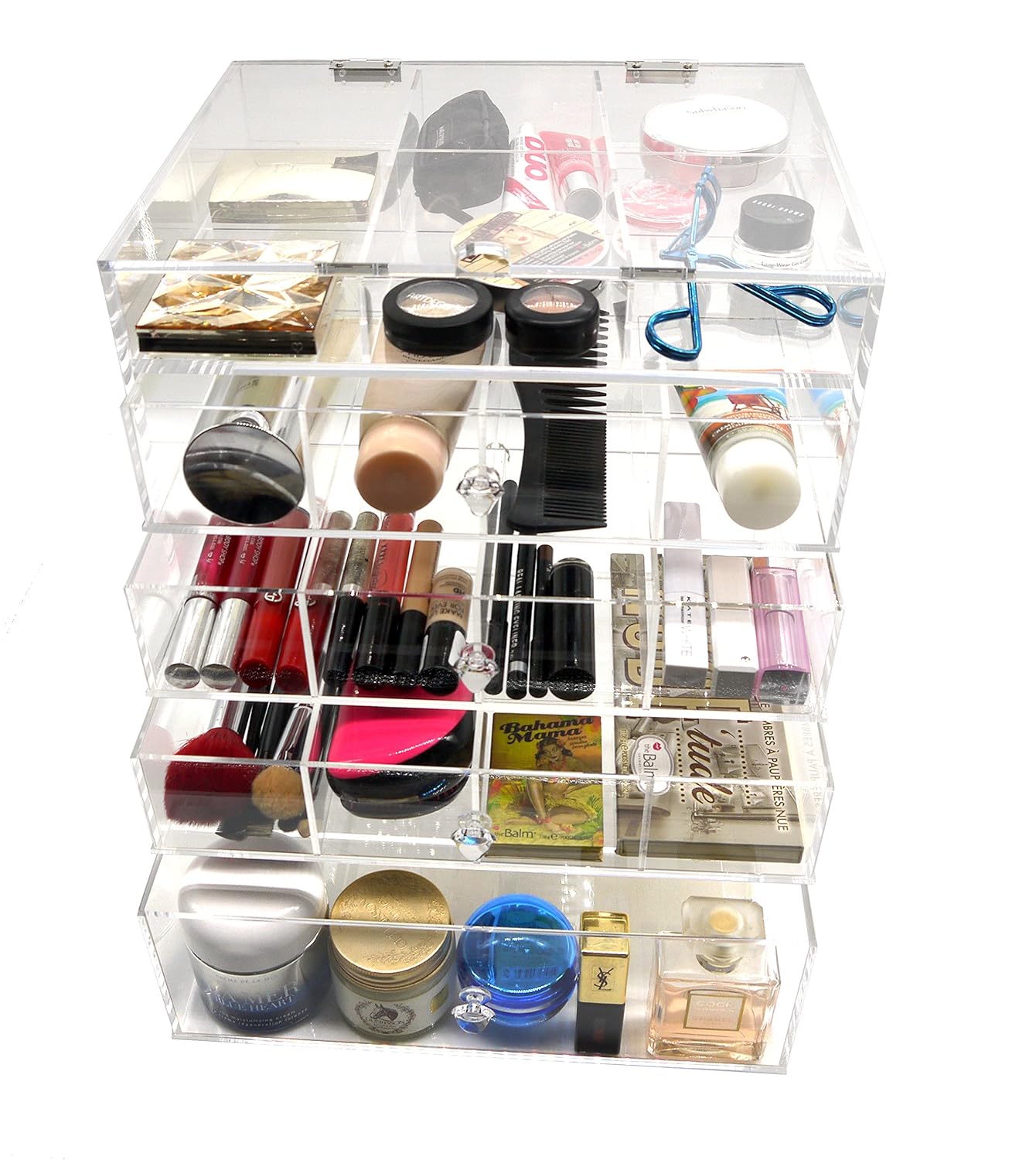 Putwo Makeup Organizer Kardashian Inspired 5mm Thick Acrylic